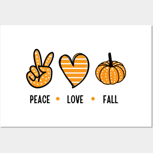 Peace love Fall Posters and Art